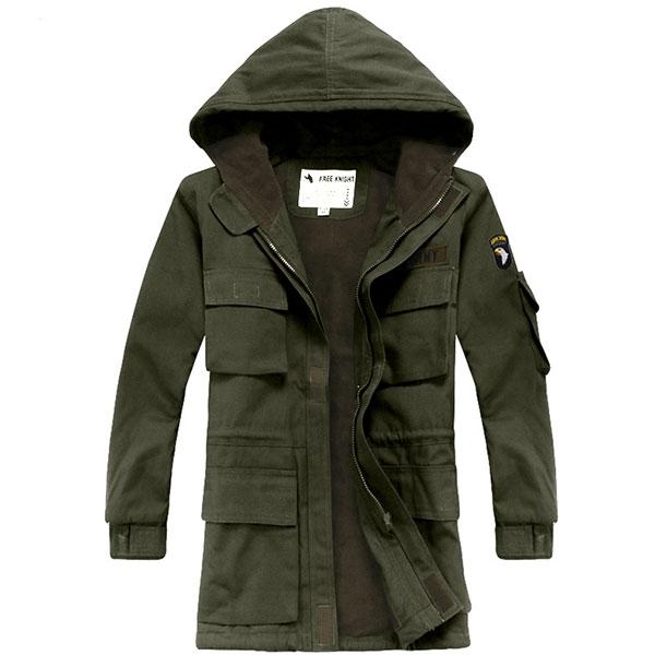 Army Style 100% Cotton Made Jacket For Autumn and Winter