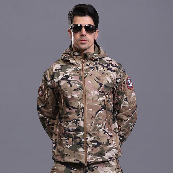 Classic Shark Skin Men's Tactical Jacket