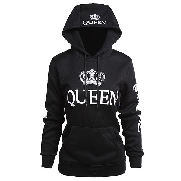 King Queen Couple Hoodie