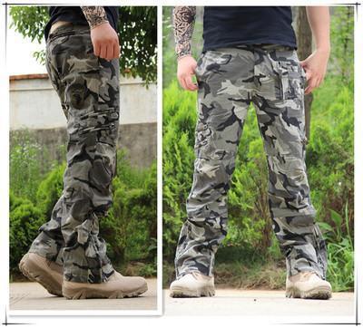 Military Style Casual Multi-Pocket Cargo Pant