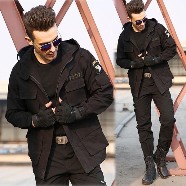 Army Style 100% Cotton Made Jacket For Autumn and Winter