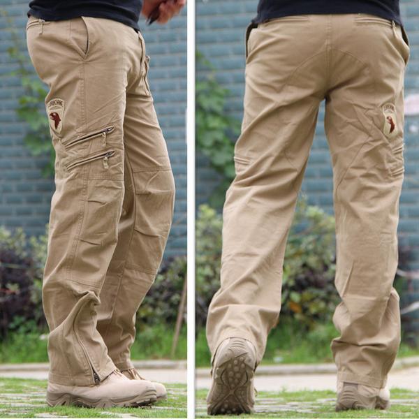 Military Style Casual Multi-Pocket Cargo Pant