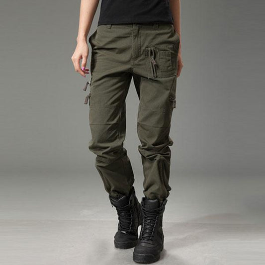 Women Fashion Military Style Pant Large Size Available