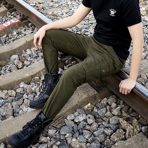 New Casual Wear Men's Cargo Pant Army Style