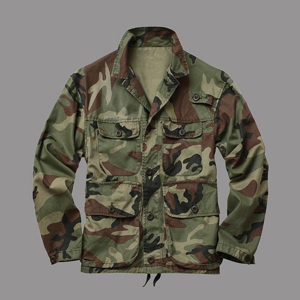 Army Style 100% Cotton Thick Heavy Causal Leisure Tank Jacket