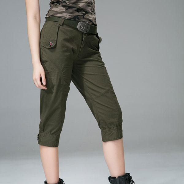 Army Style Women Short Pant