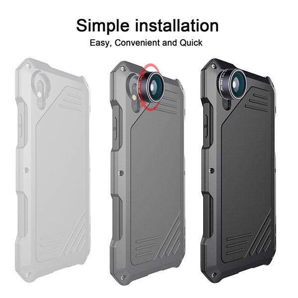 360° Protection Four Layer Phone Case For iPhone X With Eternal Camera