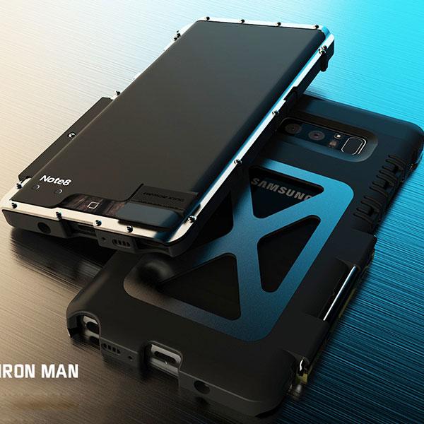 Gorgeous Three Layers Ironman Element Phone Case For Galaxy Note 8