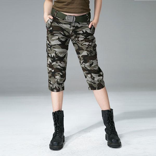 Army Style Women Short Pant