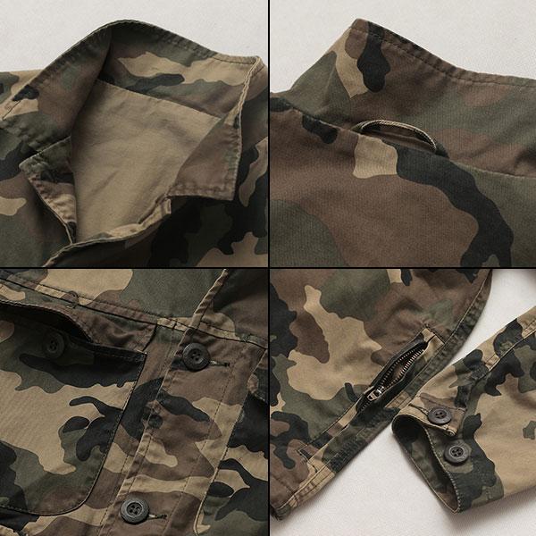 Army Style 100% Cotton Thick Heavy Causal Leisure Tank Jacket