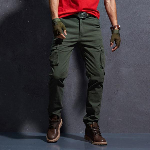 Men's Side Pockets Casual Wear Cargo Pant