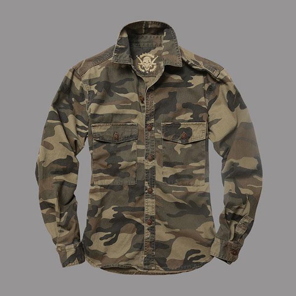 Army Style Men's Comoufalge Shirt