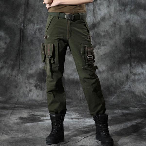 Women Military Style Multi-Pocket Outdoor Wear Pant Large Size Available