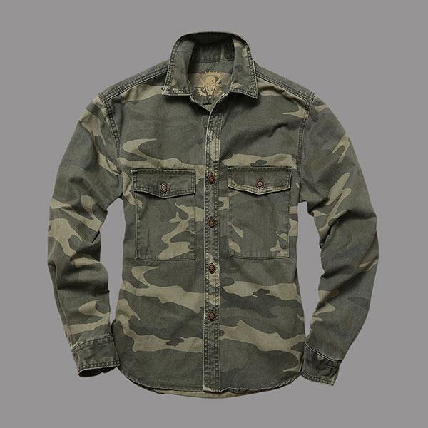 Army Style Men's Comoufalge Shirt