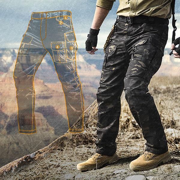 Fine Fabric Multi-Pocket Men's Cargo Pant