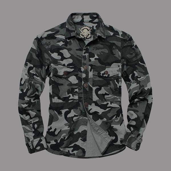 Army Style Men's Comoufalge Shirt