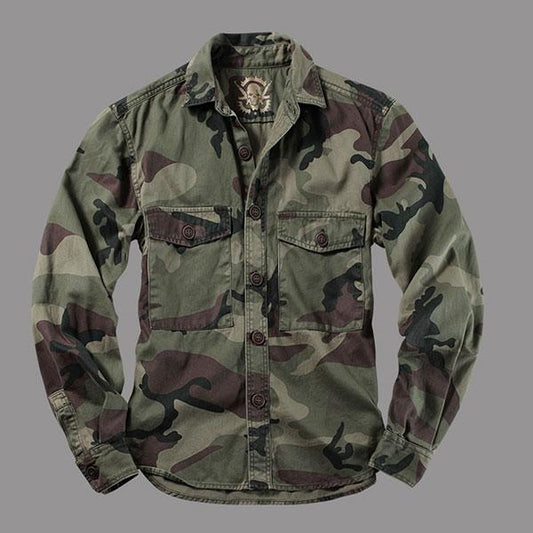 Army Style Men's Comoufalge Shirt