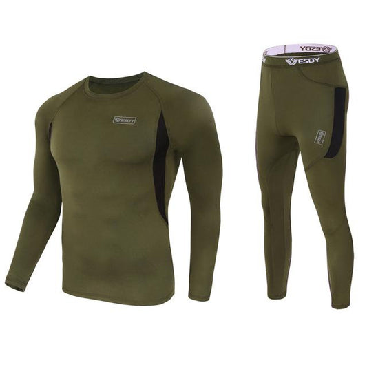 Men's Army Style Underwear Suits For Warm