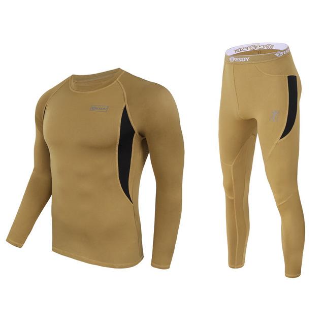 Men's Army Style Underwear Suits For Warm