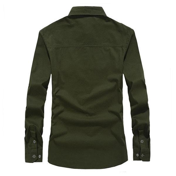 Army Style Causal Wear Men's Shirt