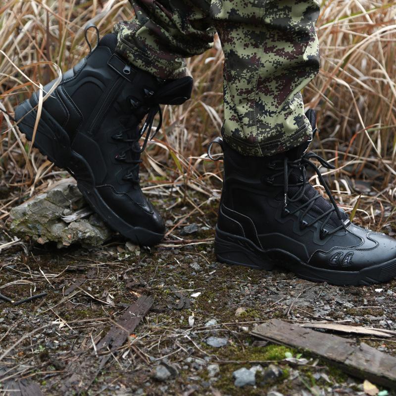 Men's Army Style Combat Hiking Boots