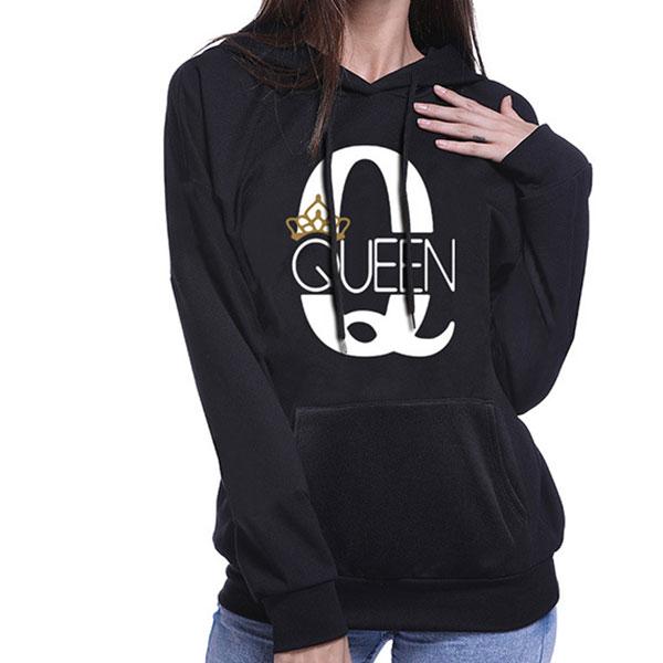 Fashion King Queen Couple Hoodies