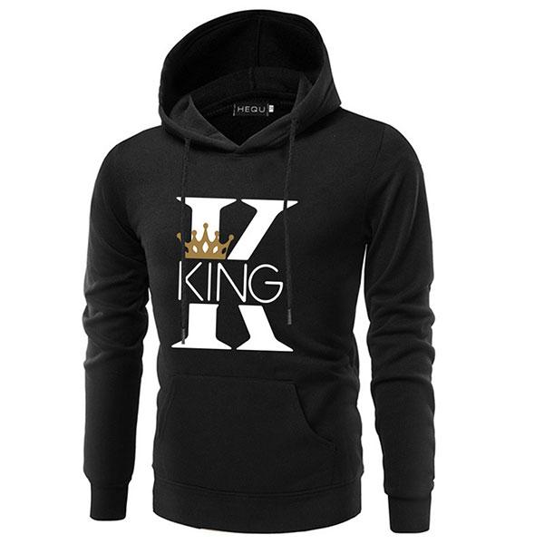 Fashion King Queen Couple Hoodies