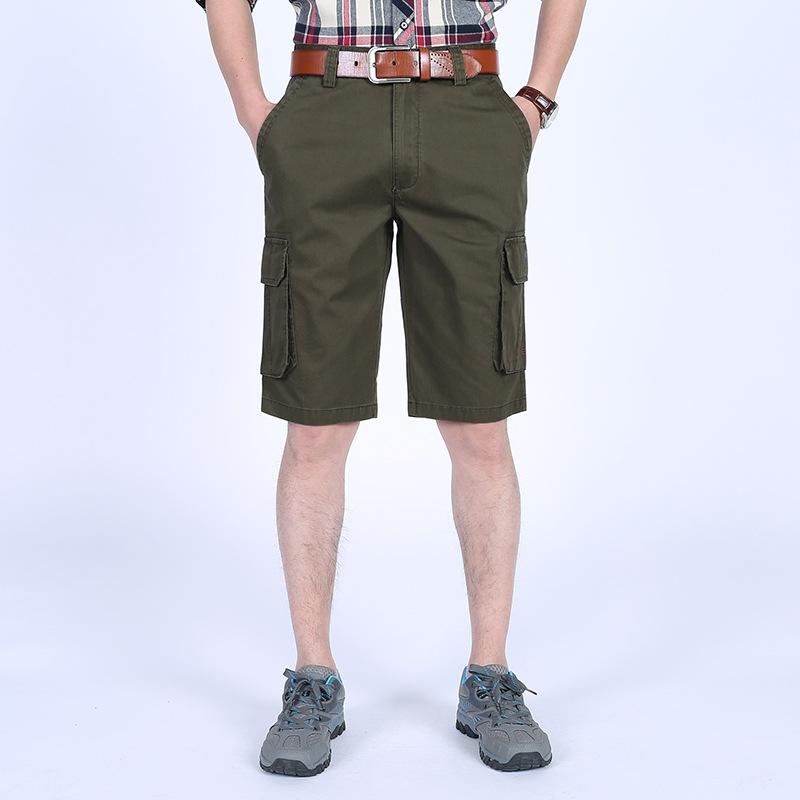 Side Pocket 100% Cotton Men's Short Pant