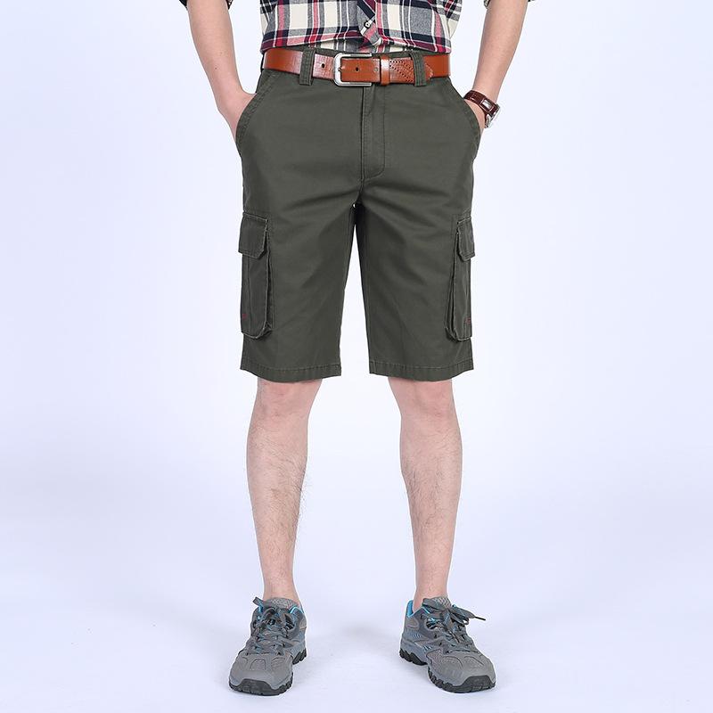 Side Pocket 100% Cotton Men's Short Pant