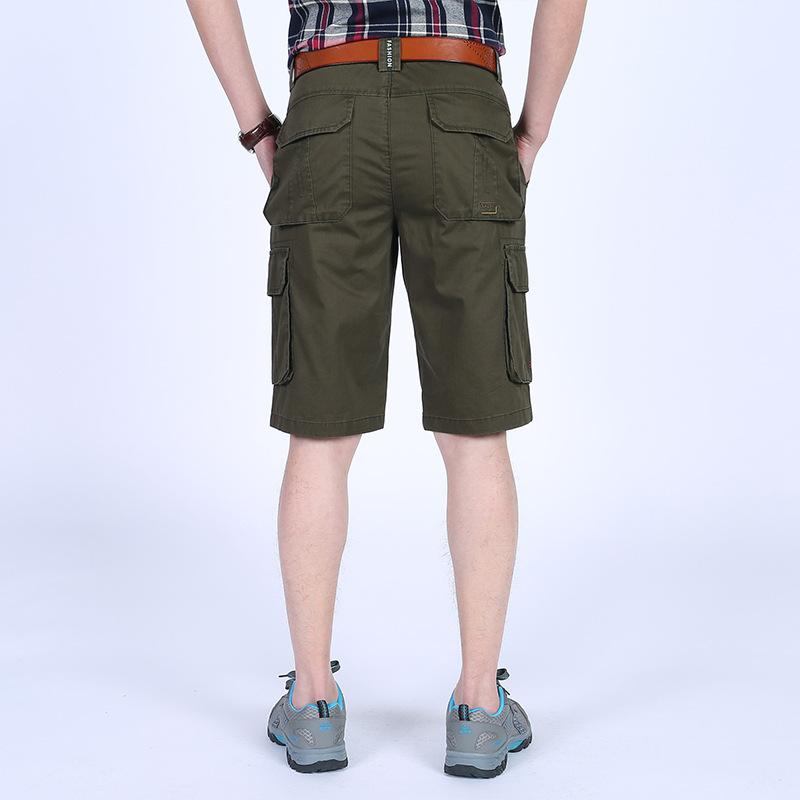 Side Pocket 100% Cotton Men's Short Pant