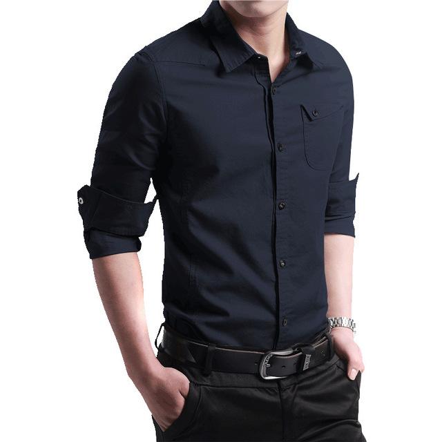 Men's Stand Collar Shirt