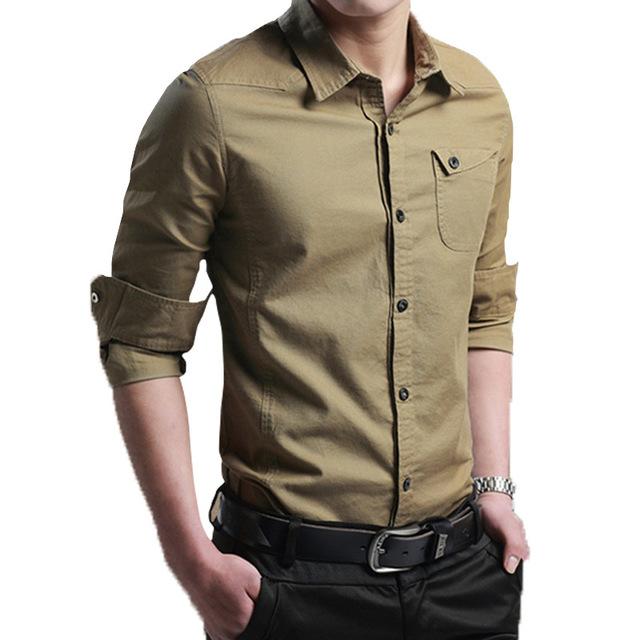 Men's Stand Collar Shirt