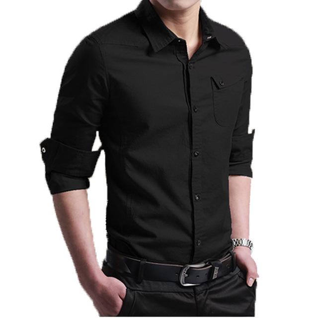 Men's Stand Collar Shirt