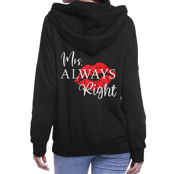 Mr and Mrs Couple Hoodies