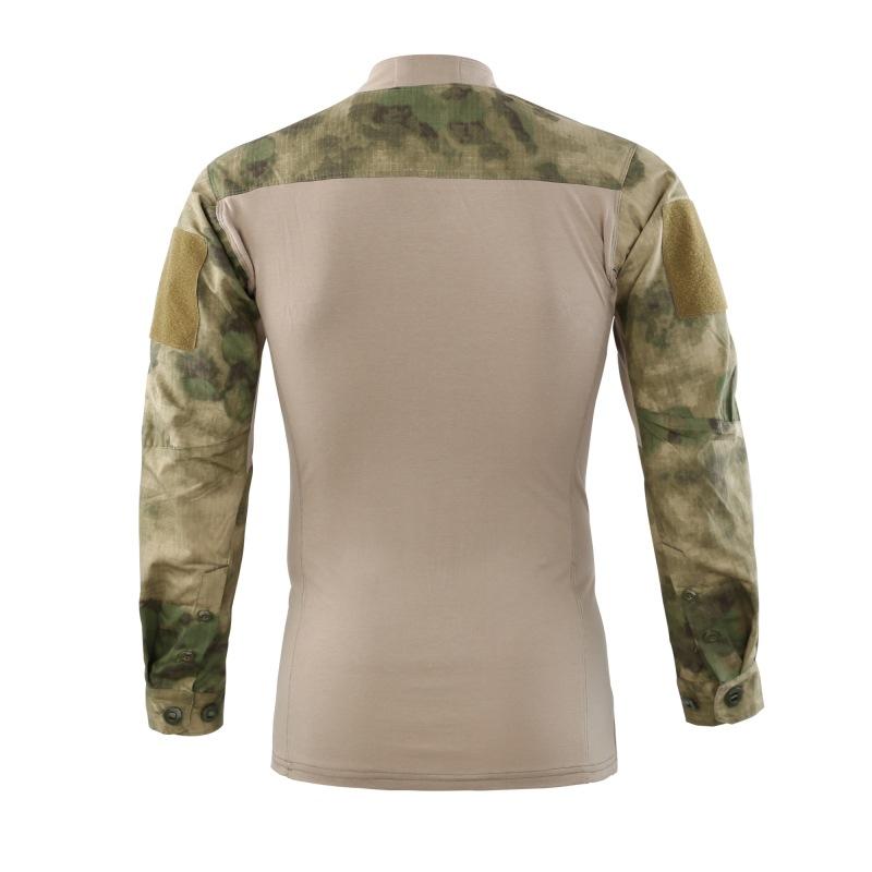 Army Style Men's V-Necklace Long Sleeve Shirt