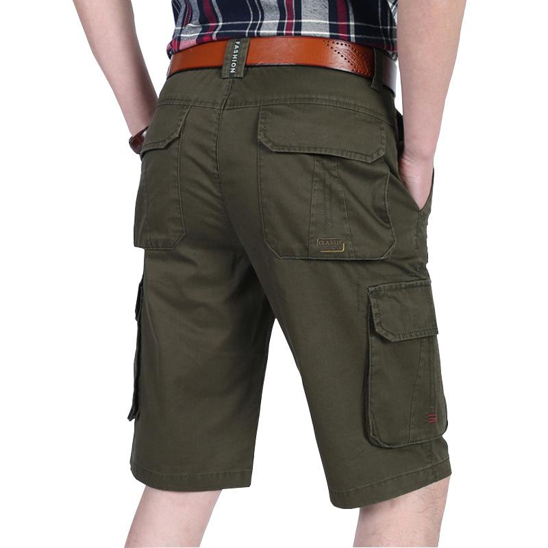 Side Pocket 100% Cotton Men's Short Pant