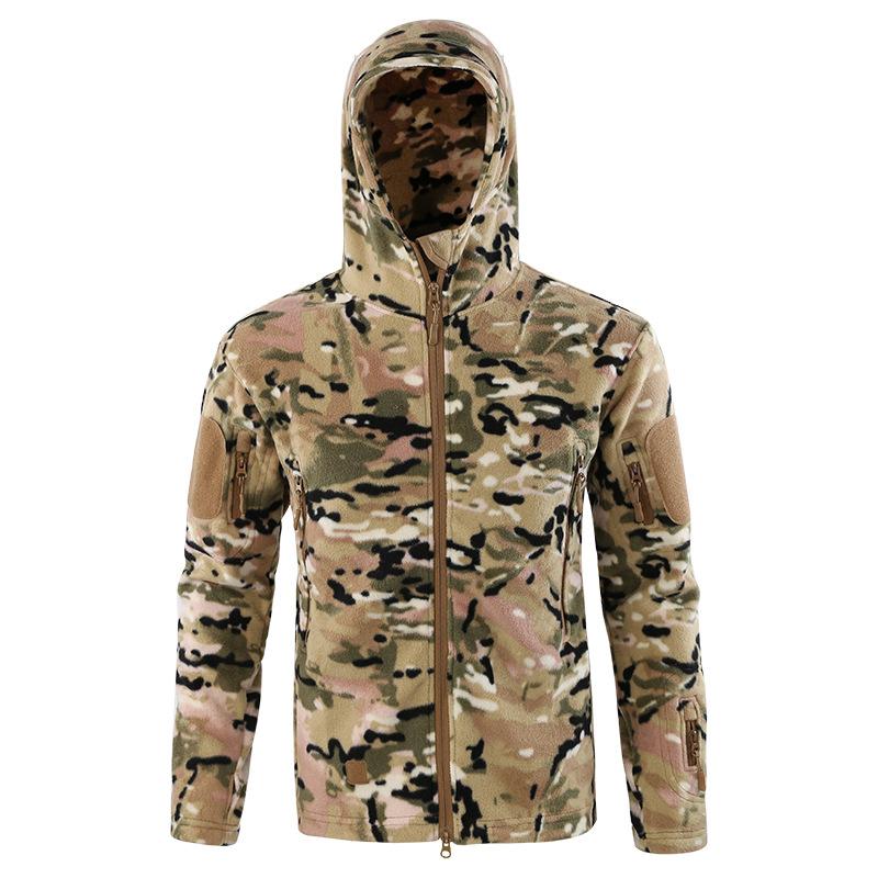 Army Style Men's Fleece For Outdoors