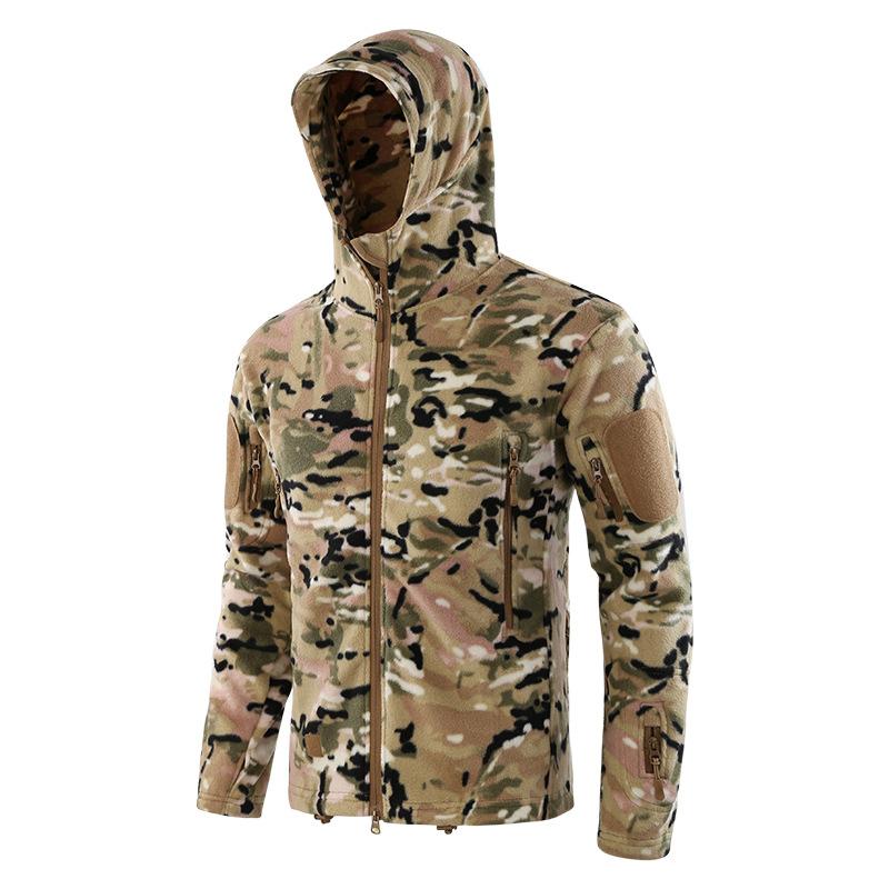 Army Style Men's Fleece For Outdoors