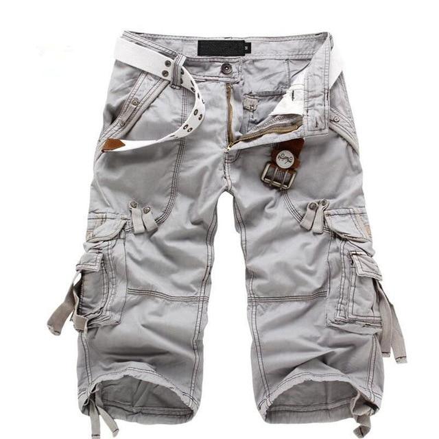 Plus Size 29-40 Summer Loose Cargo Shorts