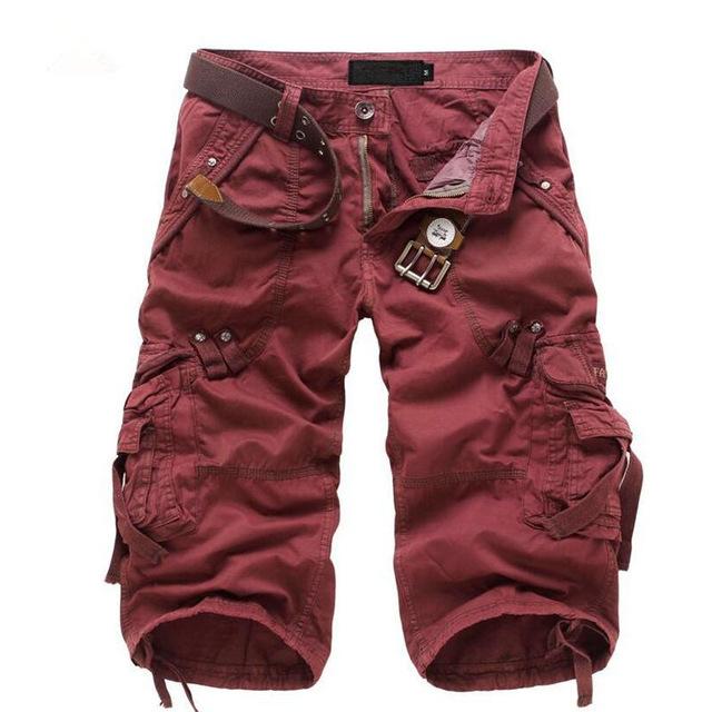 Plus Size 29-40 Summer Loose Cargo Shorts