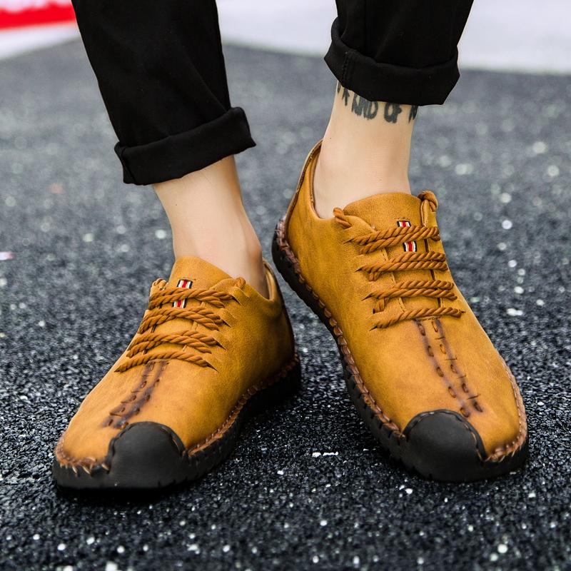 Men's Breathable Lace-up Casual Shoes Large Size 38-46