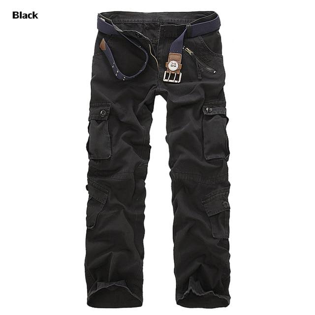 High Quality Men's Cargo Pants Casual Loose Multi Pocket