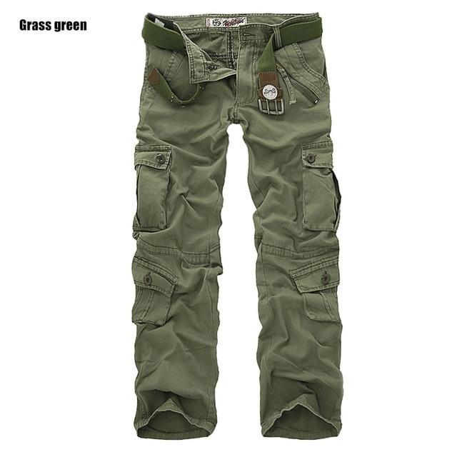 High Quality Men's Cargo Pants Casual Loose Multi Pocket