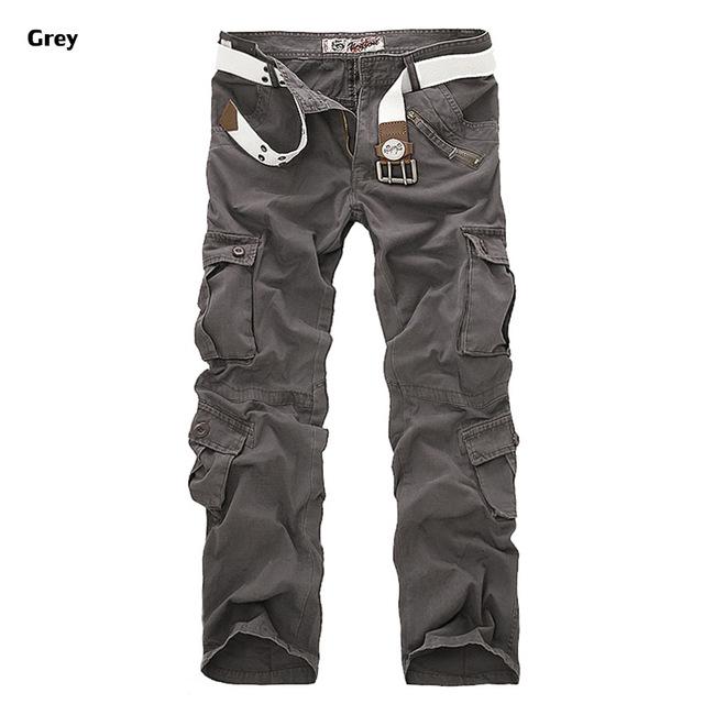 High Quality Men's Cargo Pants Casual Loose Multi Pocket