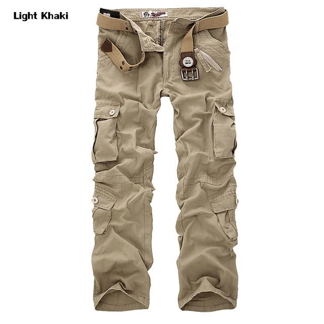 High Quality Men's Cargo Pants Casual Loose Multi Pocket