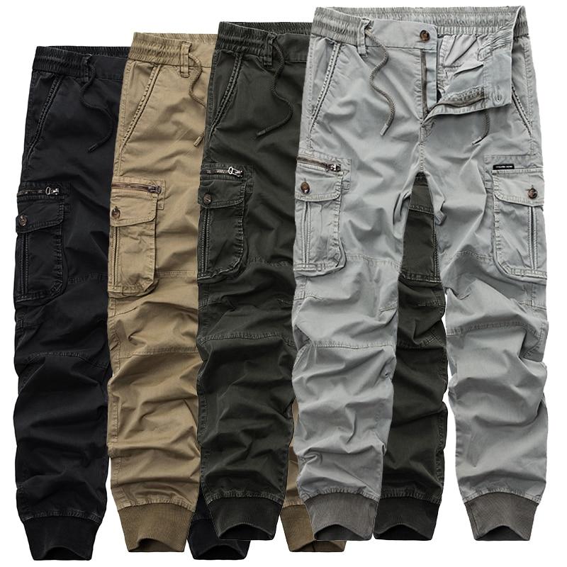 Mens Tactical Cargo Pants Men Joggers